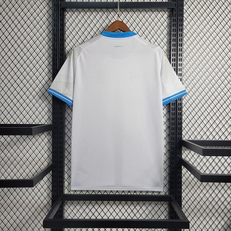 Camisa Olympique de Marseille I 23/24 Puma - Branco - DA Sports Oficial