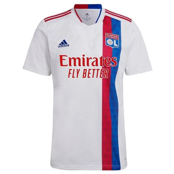 Camisa Olympique Lyon I 21/22 Adidas - Branco - DA Sports Oficial