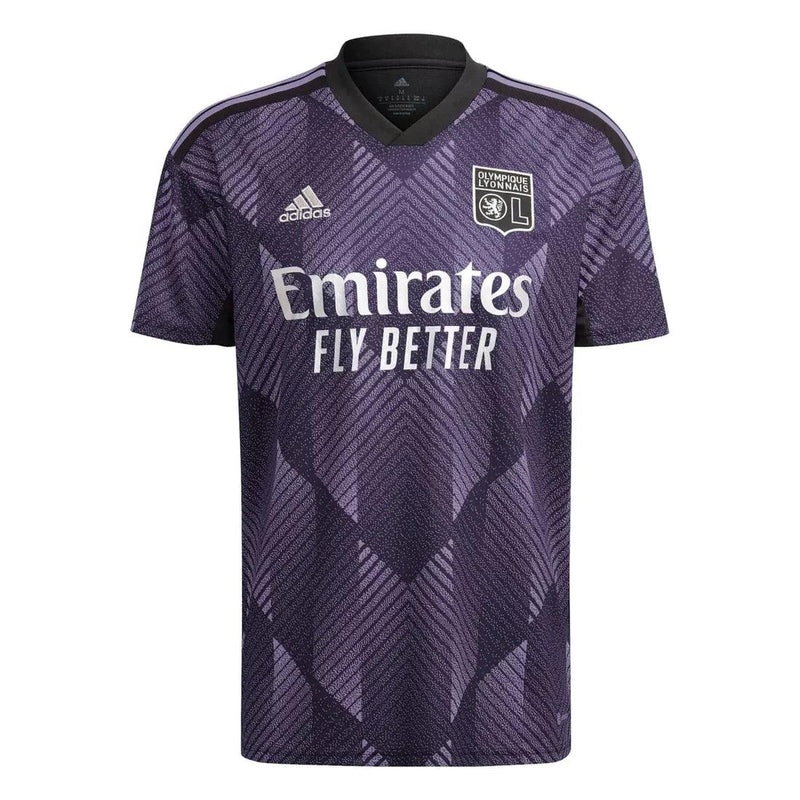 Camisa Olympique Lyon III 22/23 Adidas - Violeta - DA Sports Oficial