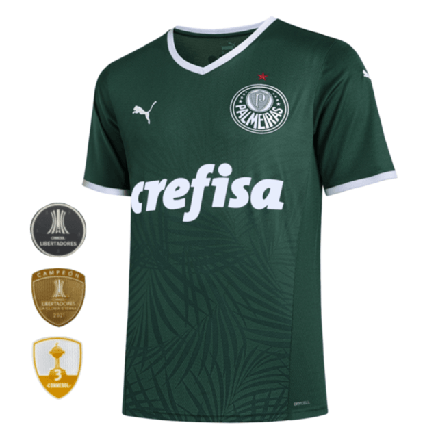 Camisa Palmeiras I [Patch Libertadores] 22/23 Puma - Verde - DA Sports Oficial