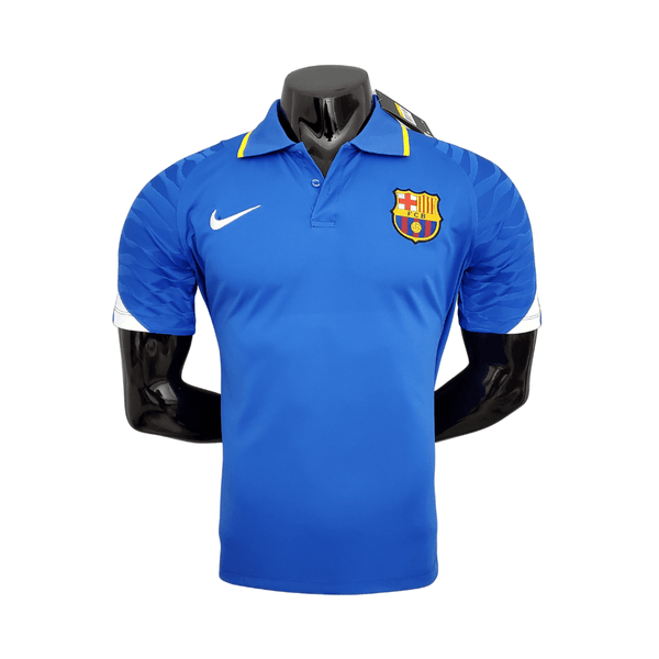 Camisa Polo Barcelona Azul - Masculina - DA Sports Oficial