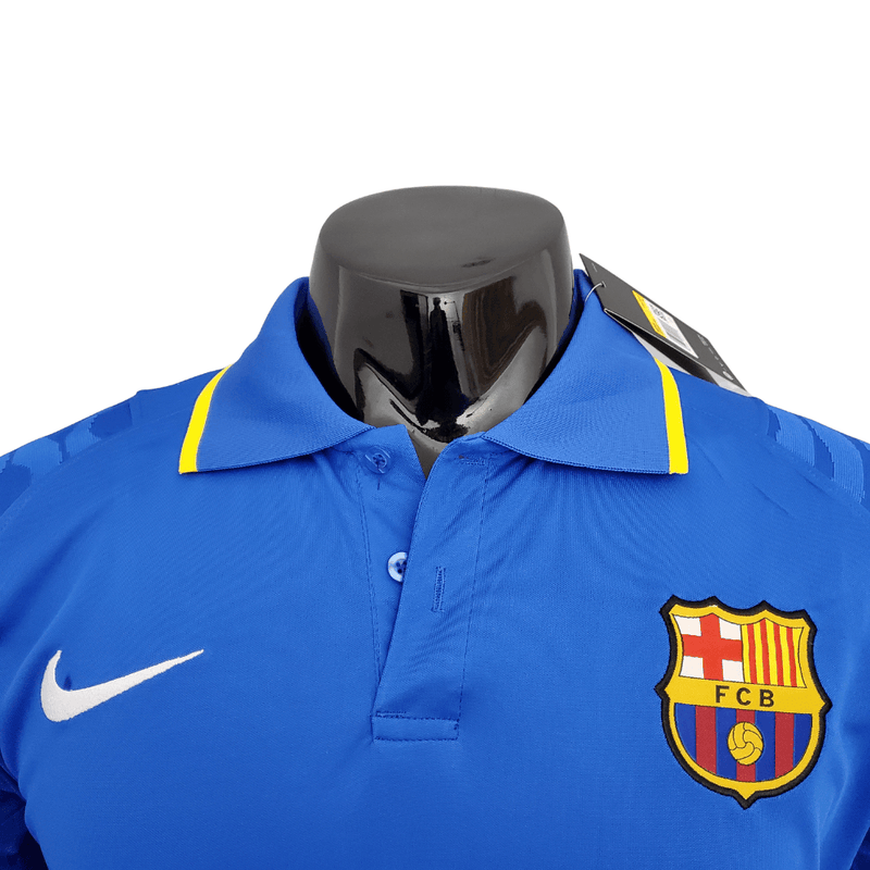 Camisa Polo Barcelona Azul - Masculina - DA Sports Oficial