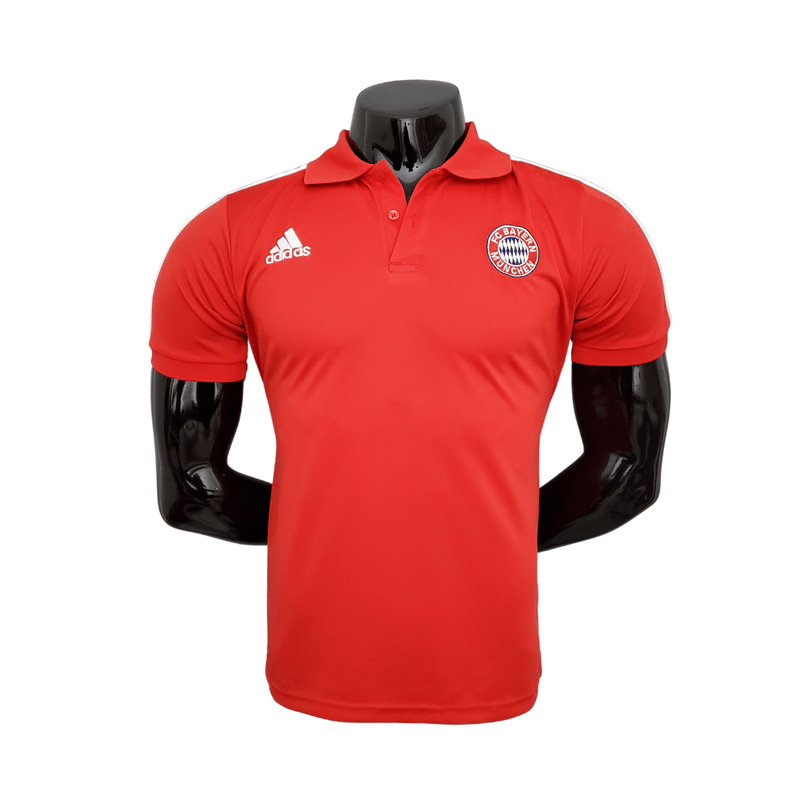 Camisa Polo Bayern de Munique Vermelha - Masculina - DA Sports Oficial