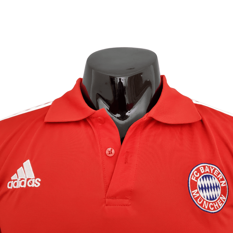 Camisa Polo Bayern de Munique Vermelha - Masculina - DA Sports Oficial