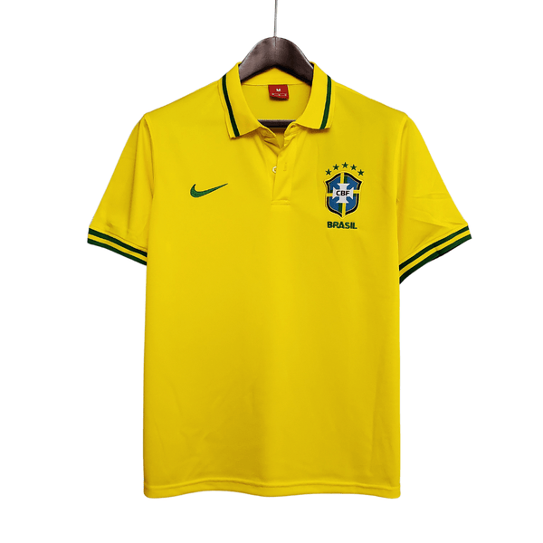 Camisa Polo Brasil Amarela - Masculina - DA Sports Oficial