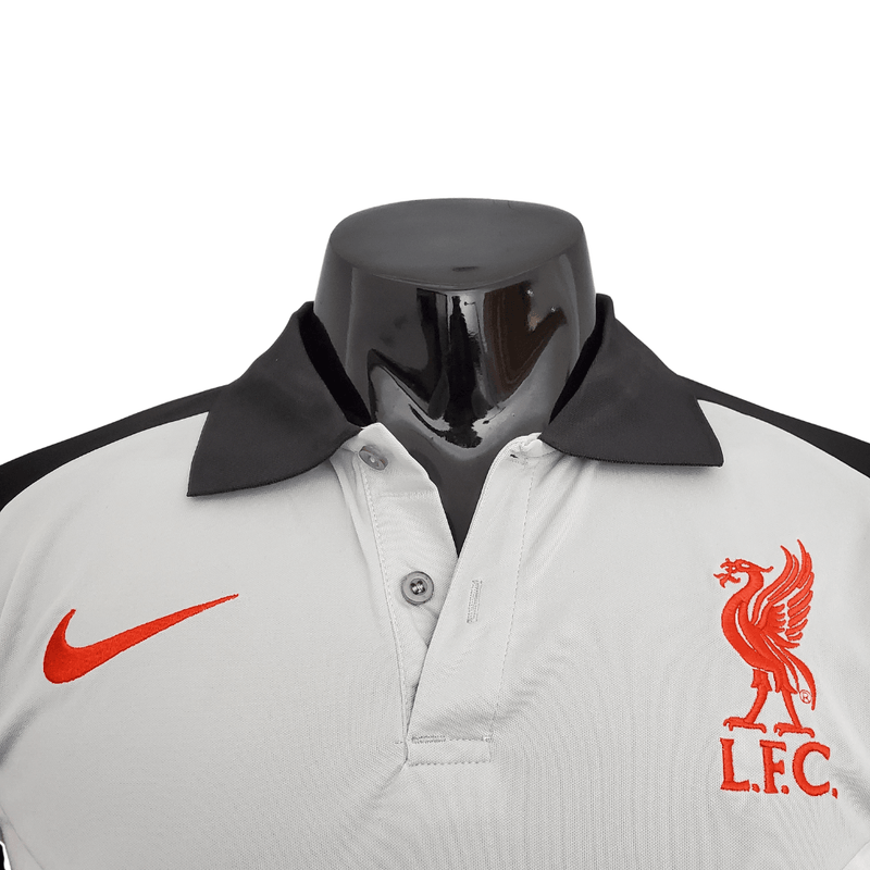 Camisa Polo Liverpool Branca - Masculina - DA Sports Oficial