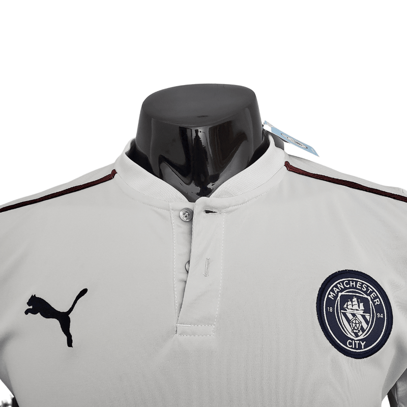 Camisa Polo Manchester City Branca - Masculina - DA Sports Oficial