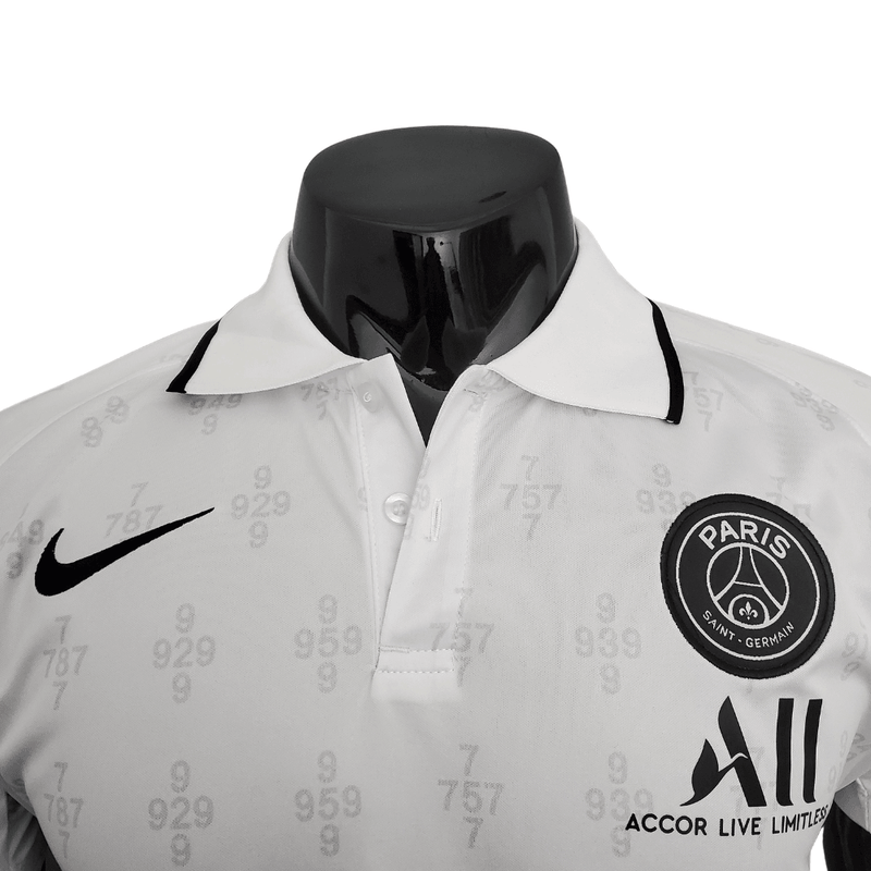 Camisa Polo PSG Branca - Masculina - DA Sports Oficial