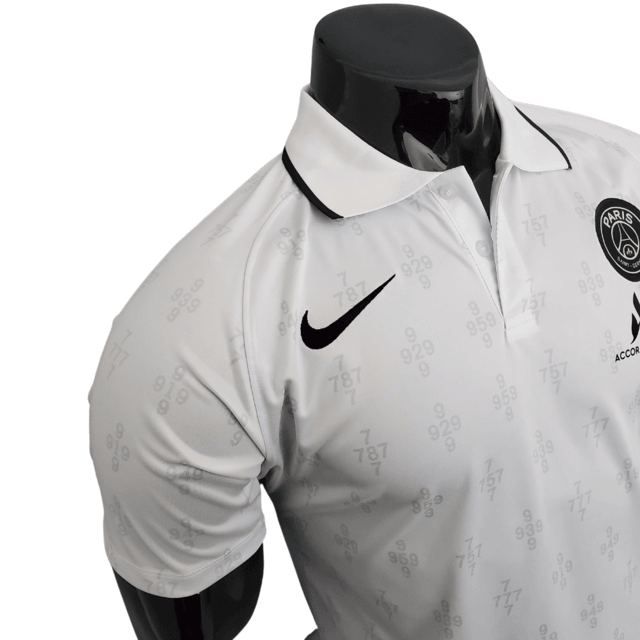 Camisa Polo PSG Branca - Masculina - DA Sports Oficial