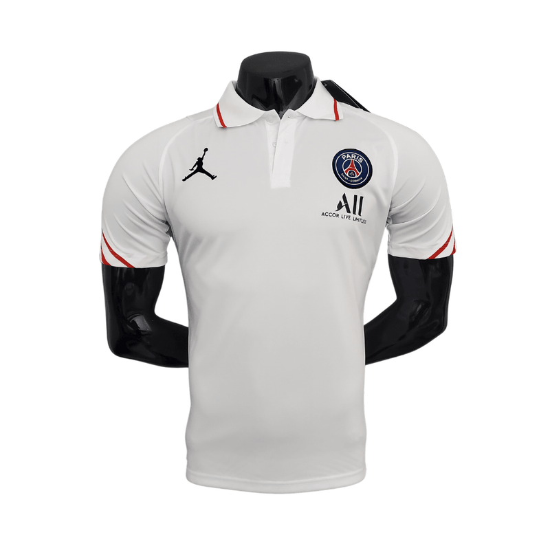 Camisa Polo PSG Jordan Branca - Masculina - DA Sports Oficial