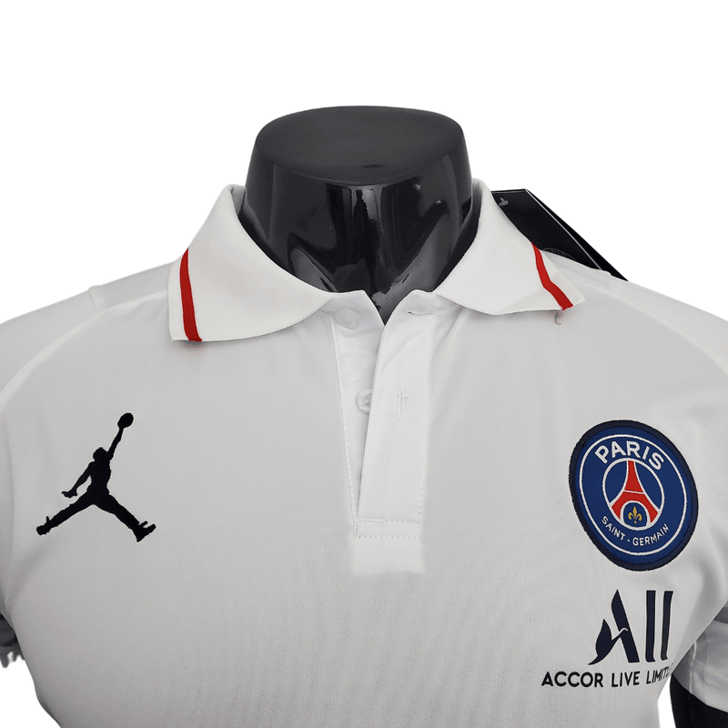 Camisa Polo PSG Jordan Branca - Masculina - DA Sports Oficial