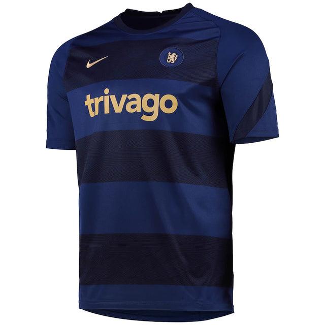 Camisa Pré-jogo Chelsea 21/22 Nike - Azul - DA Sports Oficial