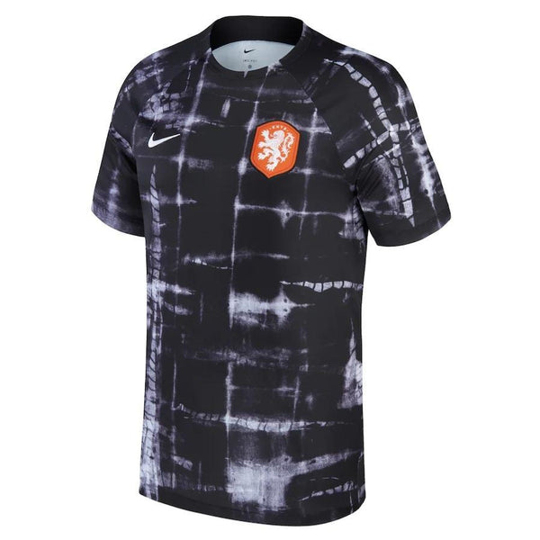 Camisa Pré-jogo Seleção Holanda 22/23 Nike - Preto - DA Sports Oficial