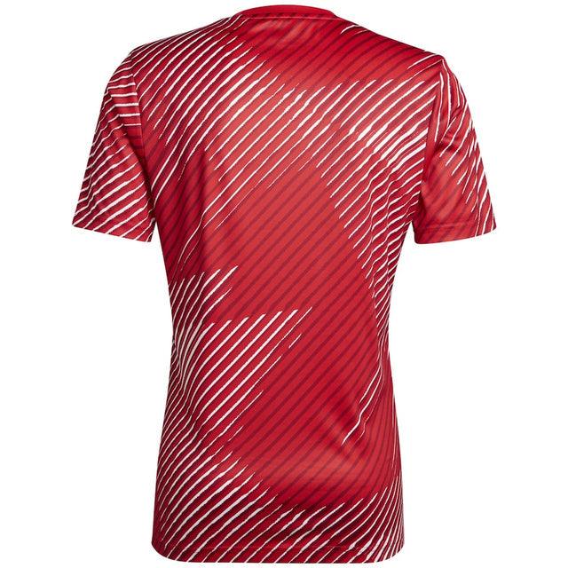 Camisa Pré-jogo Seleção Japão 2022 Adidas - Vermelho - DA Sports Oficial