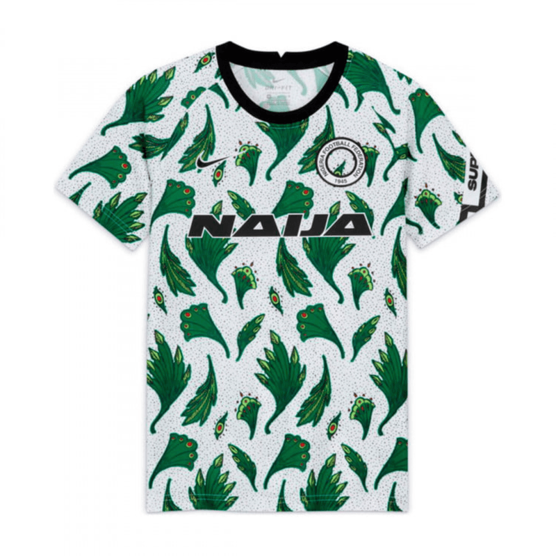 Camisa Pré-jogo Seleção Nigéria 20/21 Nike - Branco - DA Sports Oficial