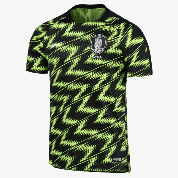 Camisa Pré-treino Seleção Coréia do Sul 2022 Nike - Preto e Verde - DA Sports Oficial