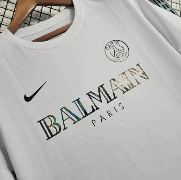 Camisa PSG 23/24 Lançamento Edição Especial Balmain Paris - DA Sports Oficial