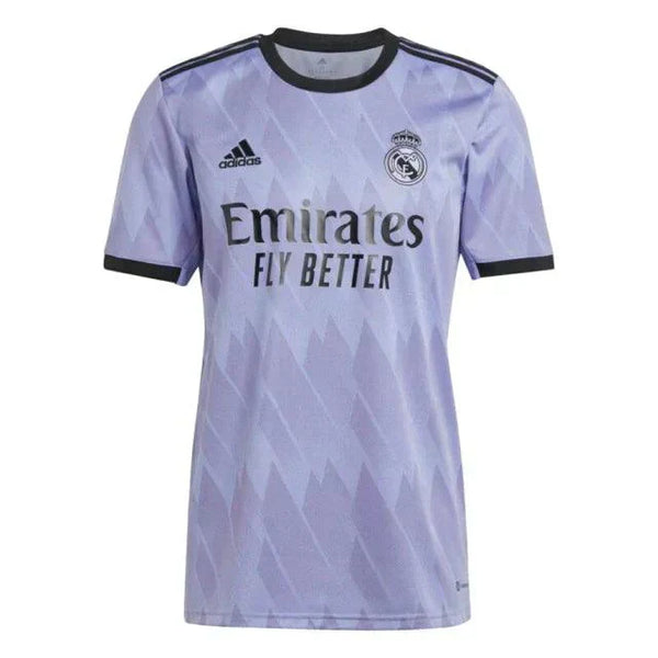 Camisa Real Madrid Away 22/23 s/n° Torcedor Masculino - Roxo Claro - DA Sports Oficial