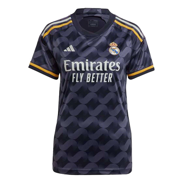 Camisa Real Madrid Away 23/24 s/n° Torcedor Adidas Feminina - Preta - DA Sports Oficial