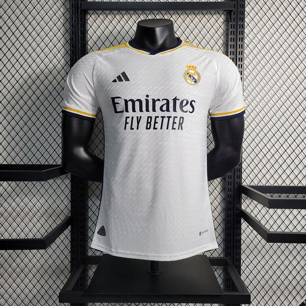 Camisa Real Madrid I 23/24 - Branca - Adidas - Masculino Versão Jogador - DA Sports Oficial