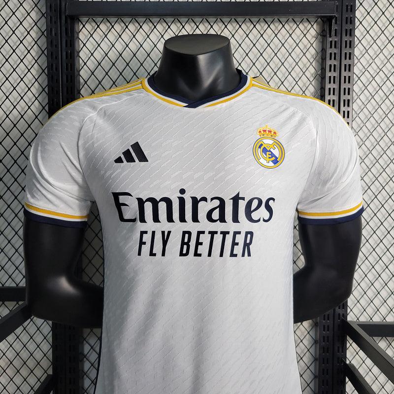 Camisa Real Madrid I 23/24 - Branca - Adidas - Masculino Versão Jogador - DA Sports Oficial