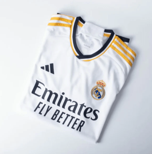 Camisa Real Madrid I 23/24 Branca com personalização incluida "MBAPPÉ 9" - DA Sports Oficial