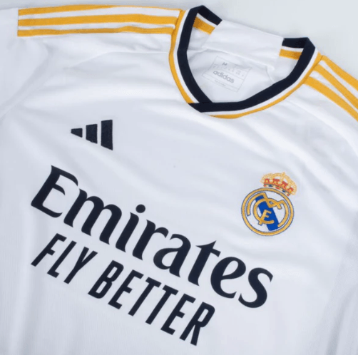 Camisa Real Madrid I 23/24 Branca com personalização incluida "MBAPPÉ 9" - DA Sports Oficial