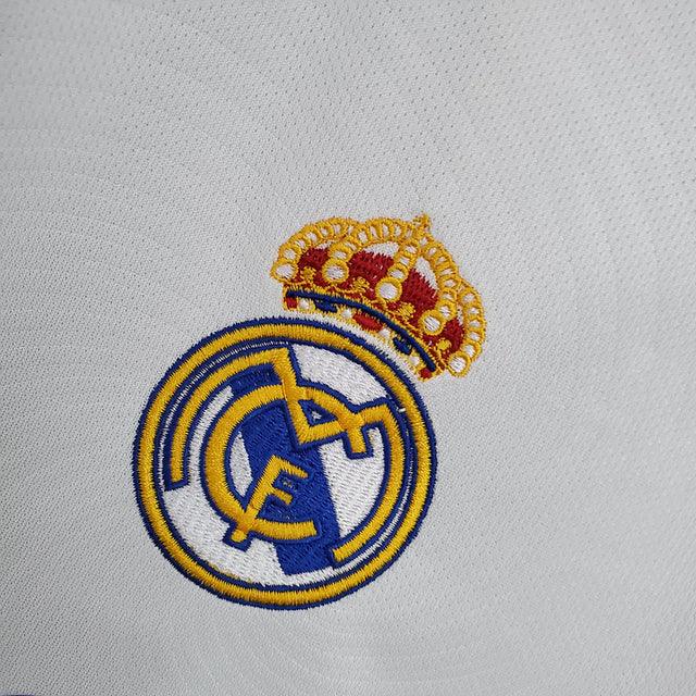 Camisa Real Madrid I [UEFA Champions League] 21/22 Adidas - Branco - DA Sports Oficial