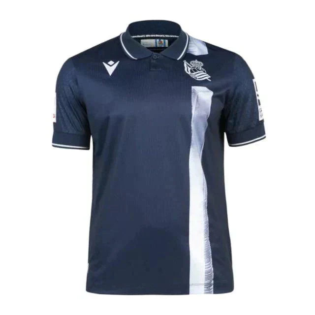 Camisa Real Sociedad Away 23/24 s/n° Torcedor Masculina - Marinho - DA Sports Oficial