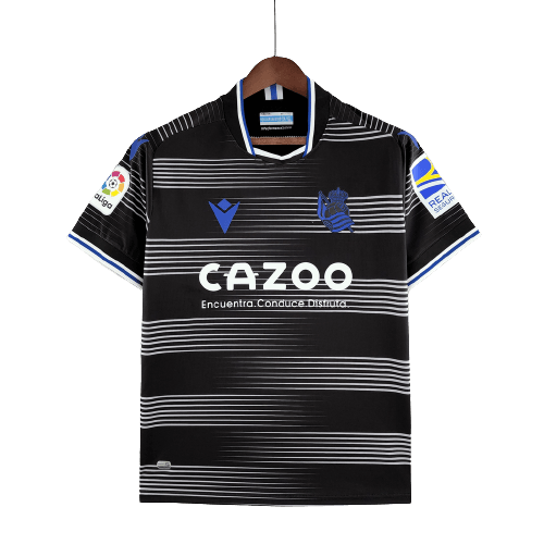 Camisa Real Sociedad II 22/23 Macron - Preta - DA Sports Oficial