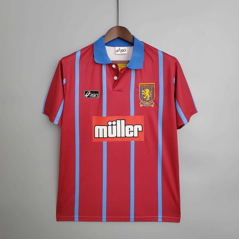 Camiseta Aston Villa Retro 1993/1995 - Asics