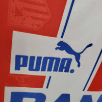 Camiseta Atlético de Madrid Retro 1996/1997 Blanca e Roja -