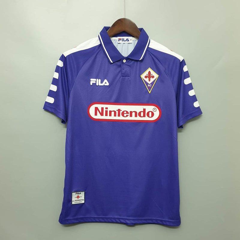 Camiseta Fiorentina Retro 1998 Roxa - Fila