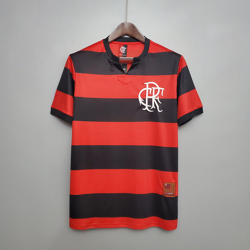 Camiseta Flamengo Retro 1978/1979 Roja e Negra