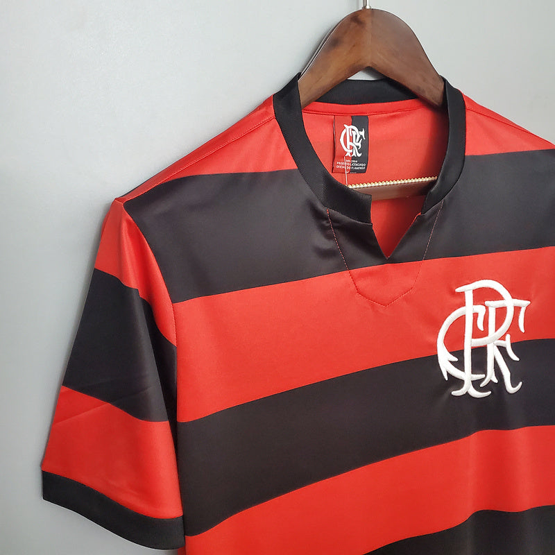 Camiseta Flamengo Retro 1978/1979 Roja e Negra