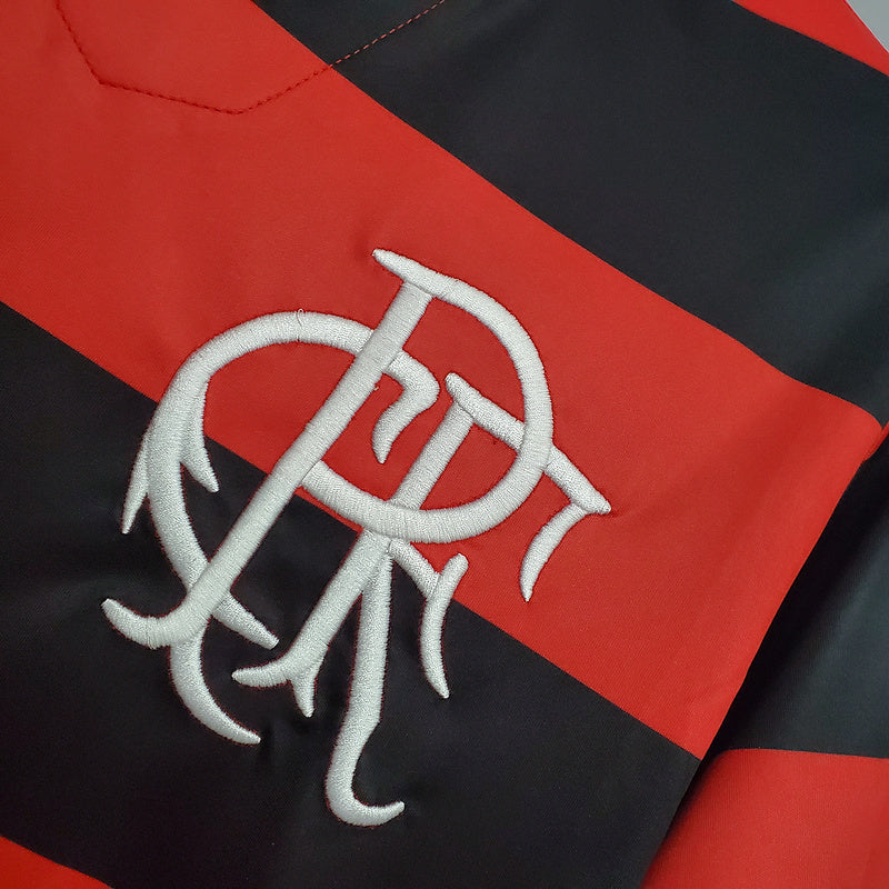 Camiseta Flamengo Retro 1978/1979 Roja e Negra