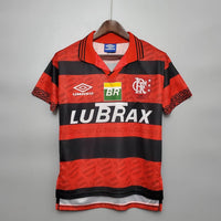 Camiseta Flamengo Retro 1995 Roja e Negra -