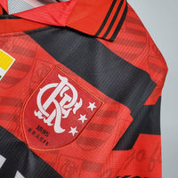Camiseta Flamengo Retro 1995 Roja e Negra -