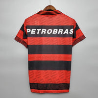 Camiseta Flamengo Retro 1995 Roja e Negra -
