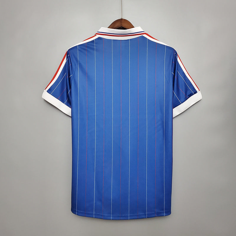 Camiseta France Retro 1982 - Azul