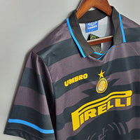 Camiseta Inter de Milão Retro 1997/1998 - Cinza