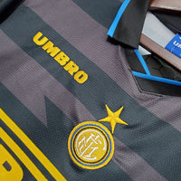 Camiseta Inter de Milão Retro 1997/1998 - Cinza