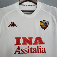 Camiseta Roma Retro 2000/2001 - Blanca