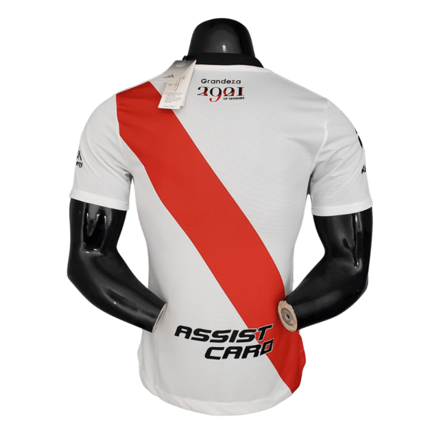 Camisa River Plate I 21/22 - Branca - Adidas - Masculino Jogador - DA Sports Oficial