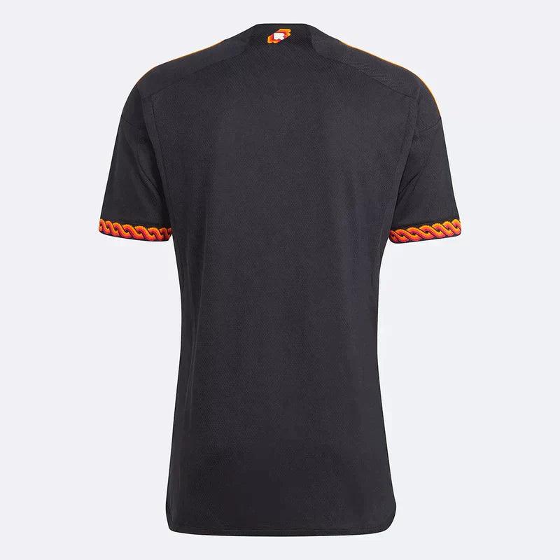 Camisa Roma Third 23/24 s/n° Torcedor Masculino - Preto - DA Sports Oficial