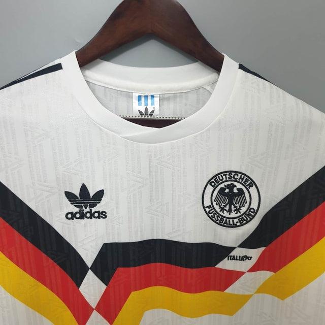 Camisa Seleção Alemanha Retrô 1990 Branca - Adidas - DA Sports Oficial