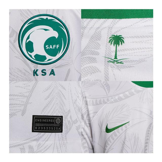 Camisa Seleção Arábia Saudita I 2022 Nike - Branco - DA Sports Oficial