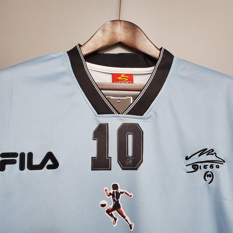 Camisa Seleção Argentina Retrô 2001 Azul e Branca- Fila - DA Sports Oficial