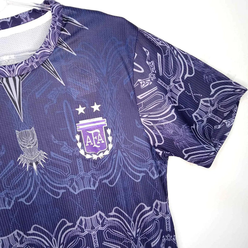 Camisa Seleção Argentina Wakanda [Pantera Negra] 2022 Adidas - Roxo - DA Sports Oficial