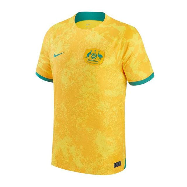 Camisa Seleção Austrália I 2022 Nike - Amarelo - DA Sports Oficial